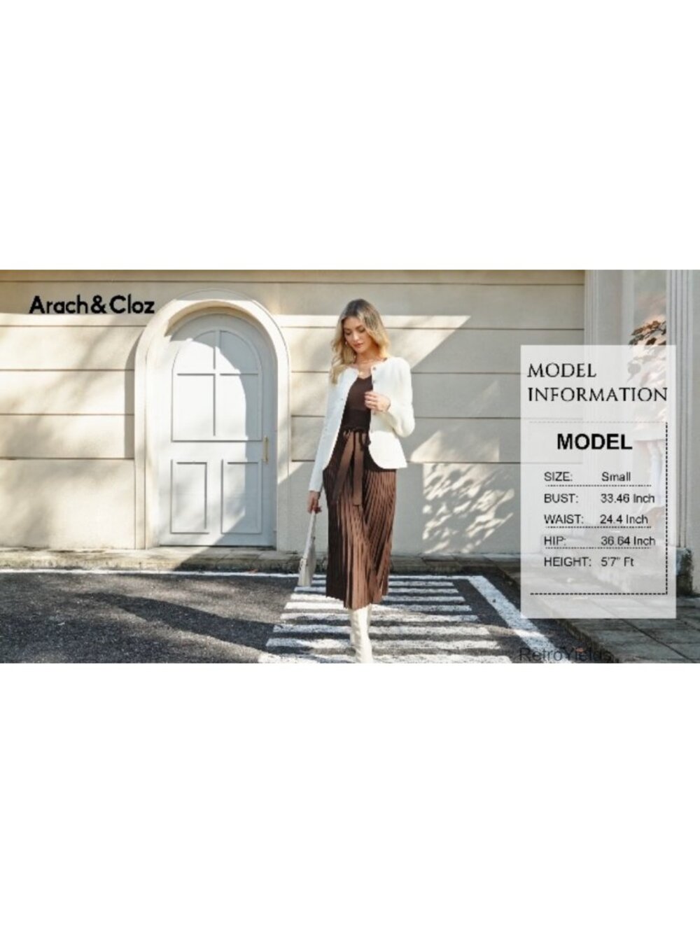 Wool Blend Long Sleeve V-Neck Midi Sweater Dress Tie Waist A-Line - Picture 6 of 6